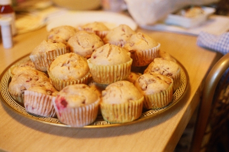 Blackberry muffins