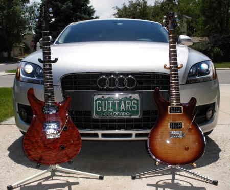 My Car & A Few Guitars (Note Plates!)