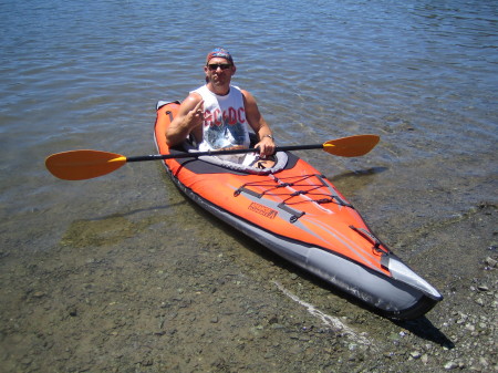 on the lake