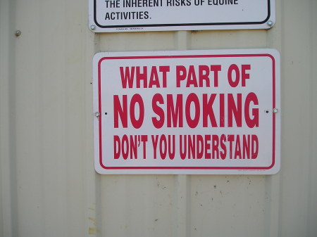 No Smoking w/ Attitude