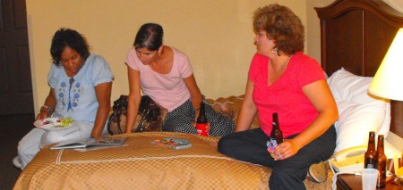 Sabrina, Jane and Liz, remembering the past