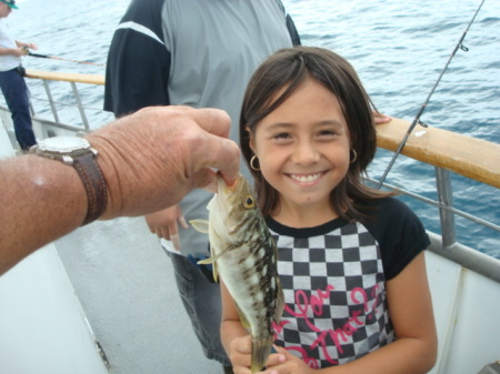 kIARAS FIRST CALICO BASS