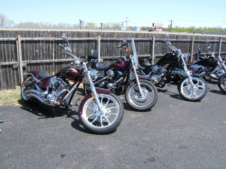 My bike is second from the left.
