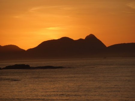 view from hotel in Rio