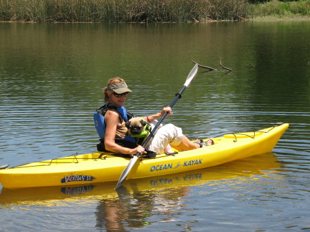 Kayaking on American River