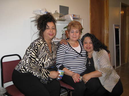 My sister My aunt and of course ME