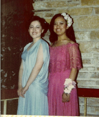 Me with Edinah Rivera at prom