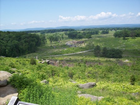 View from Little Round Top - Gettysburg