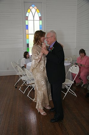 Daddy, me dancing at daughter's wedding 2006