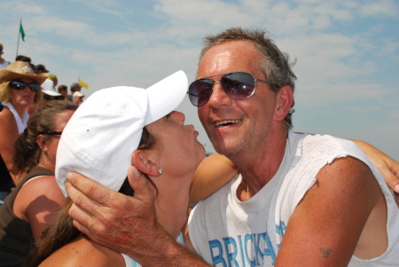 My Daughter and me at the brickyard 2008