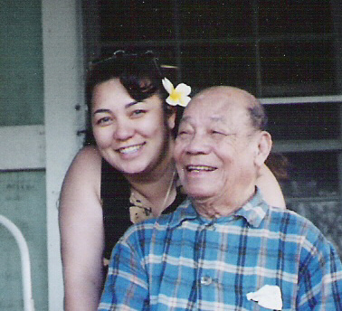 Daughter Gina with Grandpa
