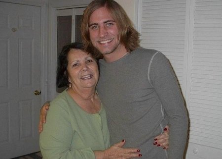 My son Scott and my mom