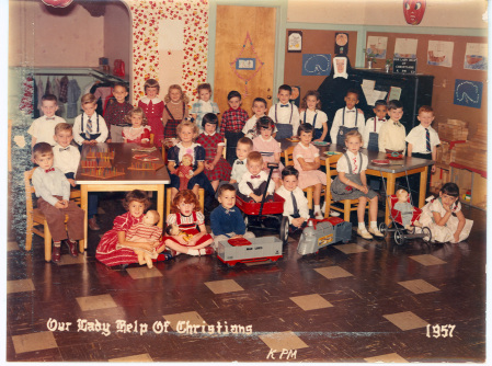 1957 Kindergarten Class