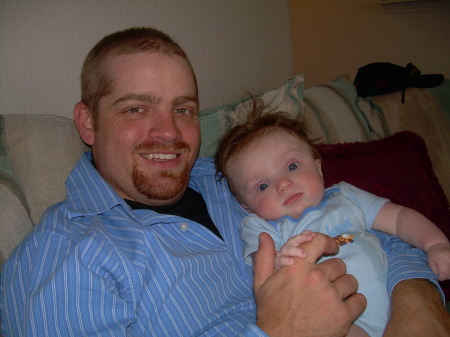 Jered and Kamrin--the only grandchild