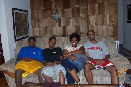 My kids-DeWayne, James, Shante, Kenny