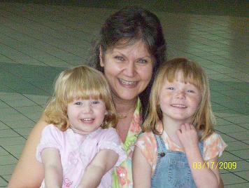 Me and 2 of my granddaughters