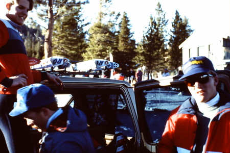 Matt, Dwayne and Don in Mammoth. 1992?