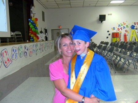 Evan(5) at his preschool graduation 2009