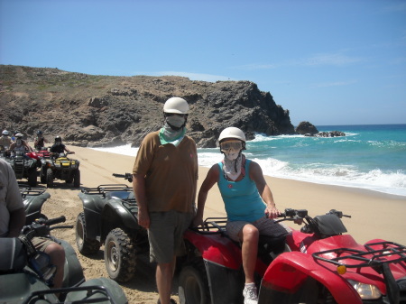 ATVing outside of Cabo