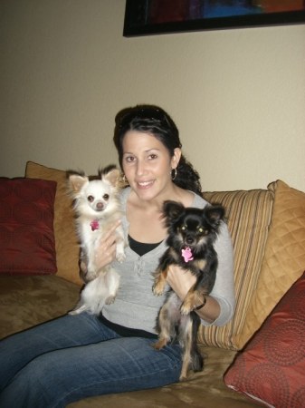My doggies...Chino and Puma