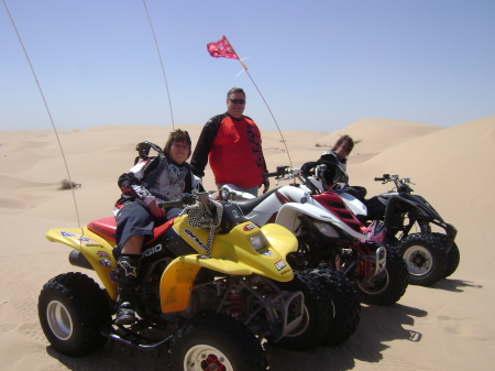 Doug w/kids at the Sand Dunes west of Yuma