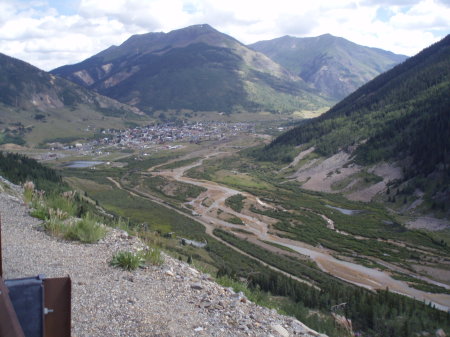 Heading Down into Silverton, Colorado