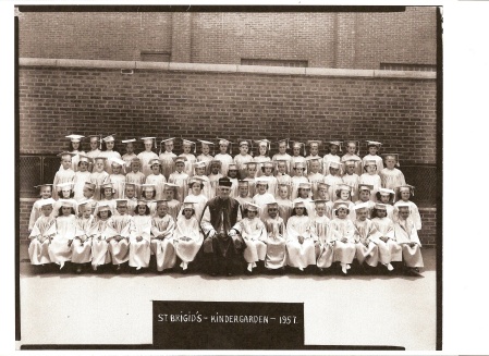 ST. BRIGID'S KINDERGARDEN CLASS OF 1957