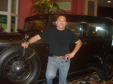 Me next to a Mobster Car - Vegas