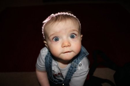 My grandaughter Cara at 9 months, too funny!!!