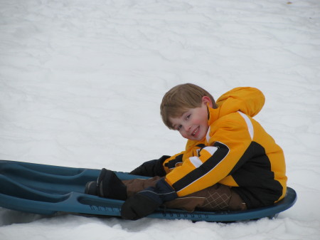 Jake and his sled