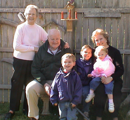 Mom, Daddy, Me and my grandchildren