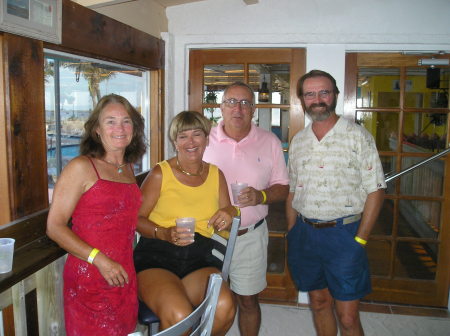 Tom and Patty in Bimini with Lou and Jan Graf