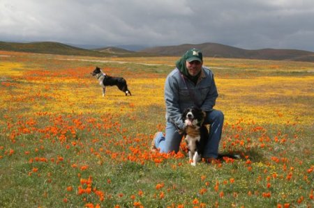 Mike & Nan at the Poppy Preserve