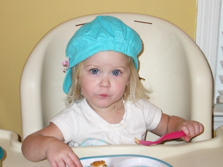 Big Blue Eyes...Big Blue Hat