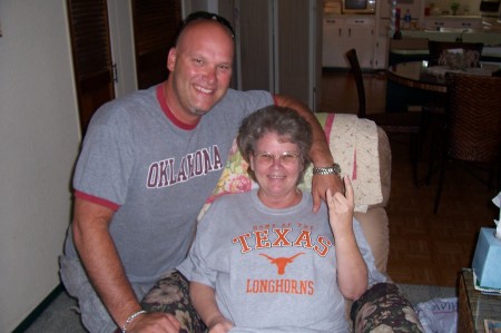 Ted, our eldest son and his mom, Kay.
