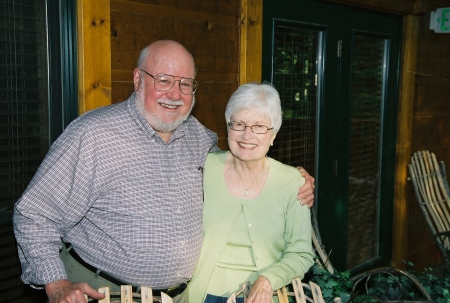 My dad, Gaston White, and aunt Judy Duncan