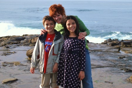 Robbye , Natasha and Evan in La Jolla  12/09