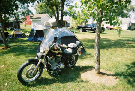 Camping at Sturgis 2006