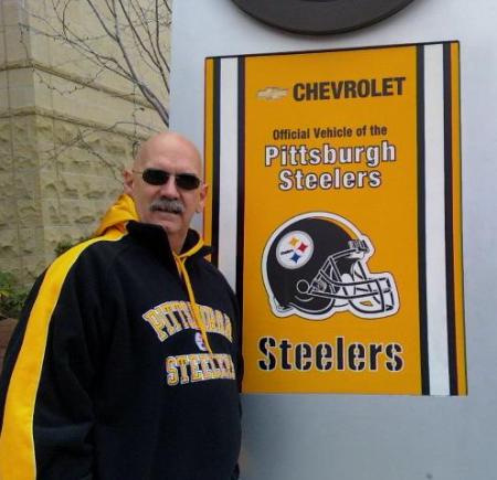 Mike - my husband and a huge Steelers fan