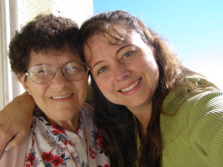 mom and me in Rome, Italy