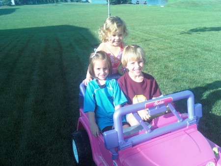 My nephew and nieces, 2009