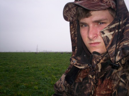Jared while goose hunting