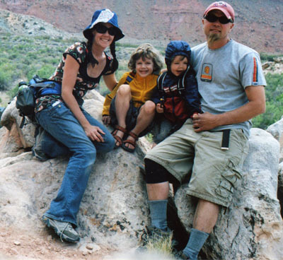 the family in Moab