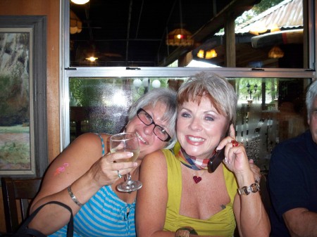 Becky & Linda at our anniversary dinner