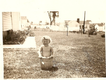 Dave and his first Water Feature