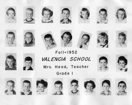 1st Grade--1952-1953 school year