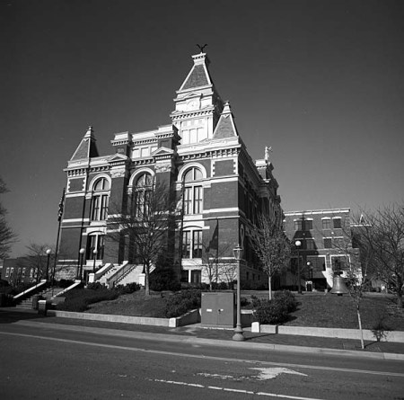 Our rebuilt court house.