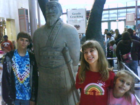 at the museum to see the Terra Cotta Warriors