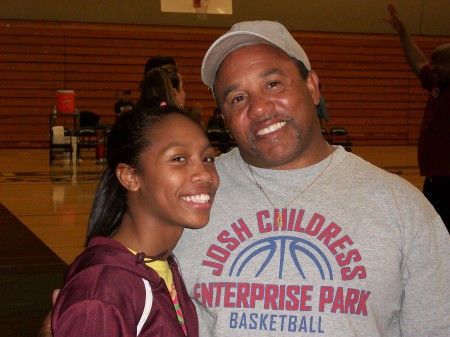 Me and my babygirl after her game