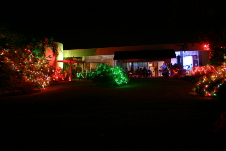 My patio in christmas